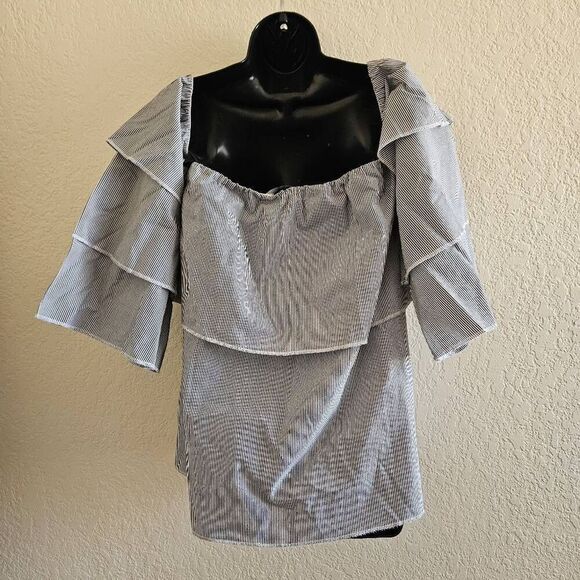 Walter Baker Steph Ruffle Sleeve Blouse - Picture 6 of 9